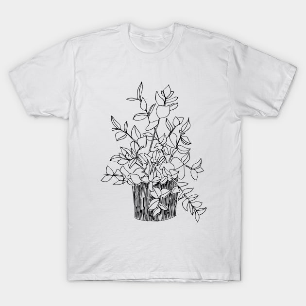 potted plant T-Shirt by nfrenette